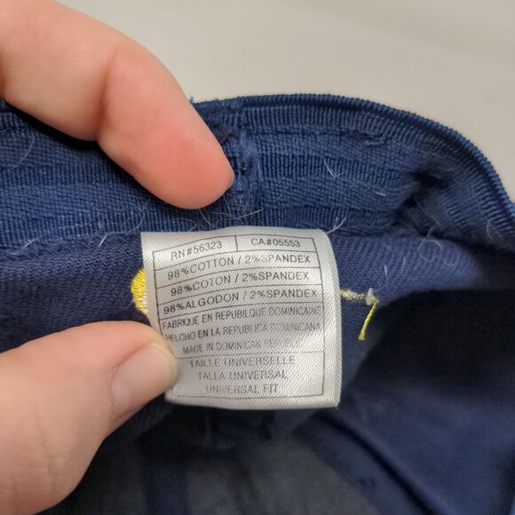 Nike Team Navy Fitted Hat Blue Size Universal Fit Embroidered Logo - Picture 12 of 12